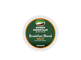 Breakfast Blend Decaf Coffee K-Cup | Green Mountain Coffee | EcoPure Bottled Water | Water Filtration | Coffee Supplies | Wichita Kansas